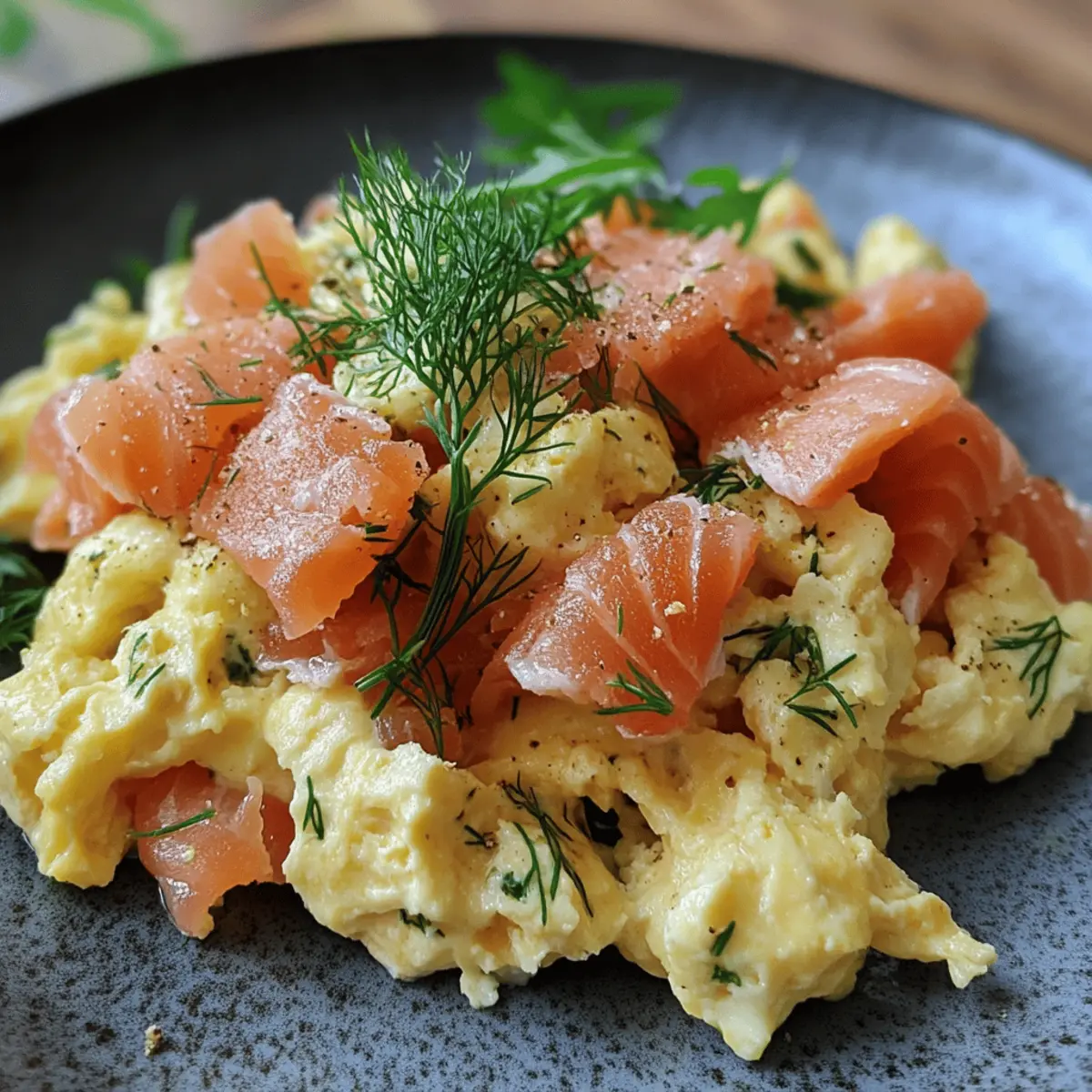 Luxurious Dill Salmon Scramble: Ready in Under 15 Minutes